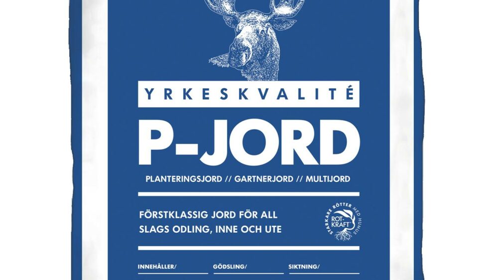 p-jord planteringsjord för odling inne och ute